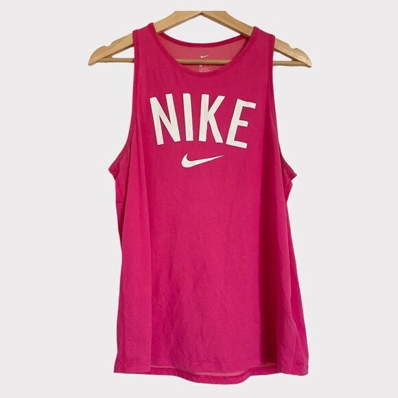 Nike Performance Dri Fit Pink Activewear Tank Top Shirt - Picture 1 of 5